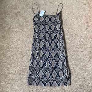 Windsor snake skin dress never worn with tags